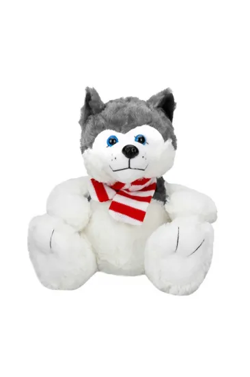 1030 Oturan Husky Atkılı Köpek 30 cm 1030 Oturan Husky Atkılı Köpek 30 cm