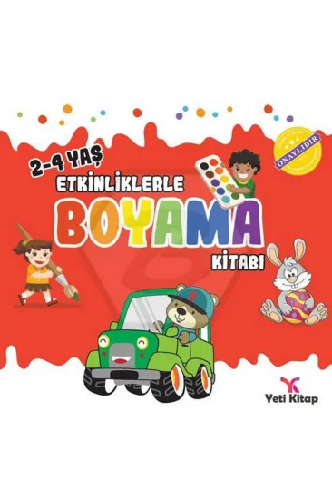 Etkinliklerle Boyama Kitabı 2-4 Yaş