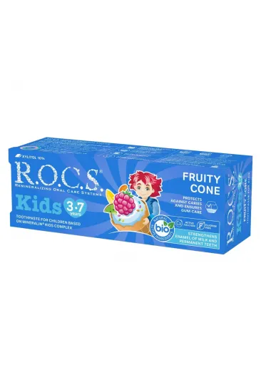.Kids Diş Macunu 3-7 Yaş 35 ml Meyve Külahı