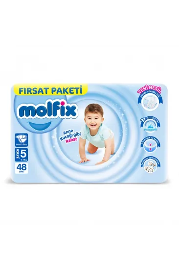 Bebek Bezi Fırsat Paketi 5 Beden 11-18 Kg 48 Adet