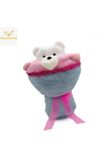 Sevgi Buketi Peluş Ayıcıklı Peluş Çiçek Buketi 40 cm Sevgi Buketi Peluş Ayıcıklı Peluş Çiçek Buketi 40 cm