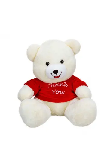1506 T-Shirtlü Oturan Peluş Ayı 60 cm -