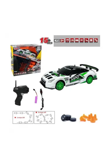 HB-SC24A07-09-10-11 Kumandalı Full Fonksiyon 2.4G Şarjlı 1:24 Drift Araba NessiWorld