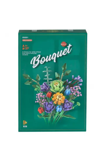 P655001 Panlos Çiçek Buketi 999 Parça Blok Seti -Vagon life