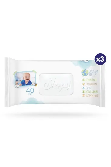 Bio Natural Islak Havlu Mendil 3x40 120 Yaprak Bio Natural Islak Havlu Mendil 3x40 120 Yaprak