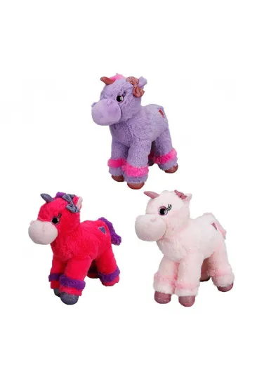 Unicorn Renkli Peluş At 28 cm. 1 Adet Fiyatıdır Unicorn Renkli Peluş At 28 cm. 1 Adet Fiyatıdır
