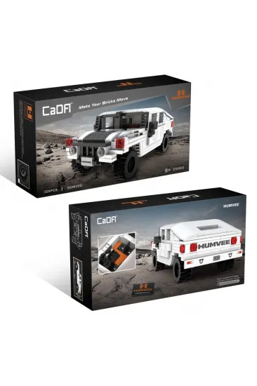 C55022W Humvee Jeep Blok Seti 328 Parça-Vagon life C55022W Humvee Jeep Blok Seti 328 Parça-Vagon life