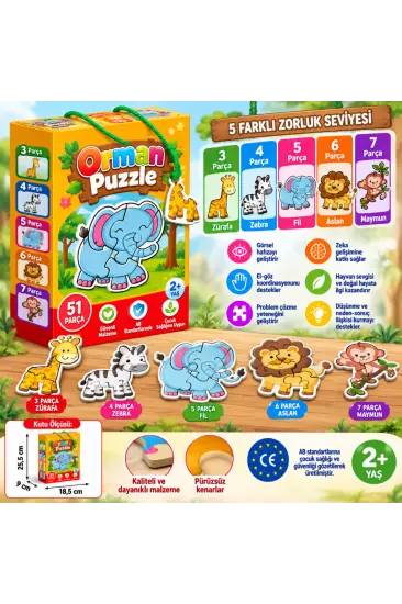 8766 ORMAN KUT.PUZZLE 025876-34567 8766 ORMAN KUT.PUZZLE 025876-34567