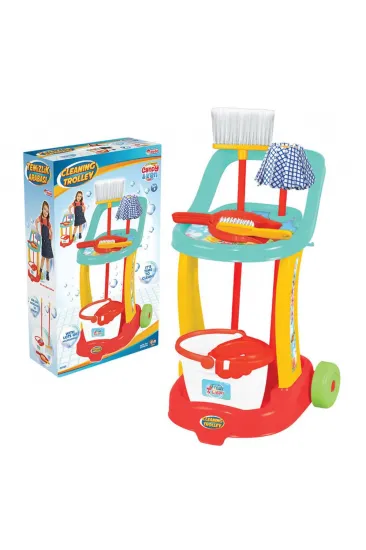 Candy & Ken Temizlik Arabası Temizlik Oyun Seti Candy & Ken Temizlik Arabası Temizlik Oyun Seti