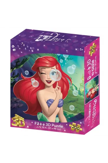 3D Deniz Kızı Puzzle 200 Parça 3D Deniz Kızı Puzzle 200 Parça