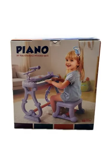 URT033-003 AYAKLI 37 TUŞ PİANO ORG - LİLA URT033-003 AYAKLI 37 TUŞ PİANO ORG - LİLA