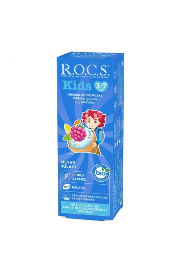 .Kids Diş Macunu 3-7 Yaş 35 ml Meyve Külahı