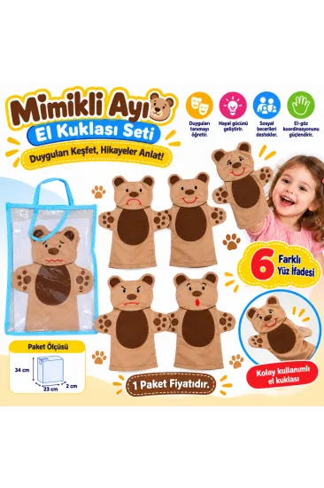 AND-5005 Yüz İfadeleri Kukla Seti 6'Lı (1 paket fiyatıdır) AND-5005 Yüz İfadeleri Kukla Seti 6'Lı (1 paket fiyatıdır)