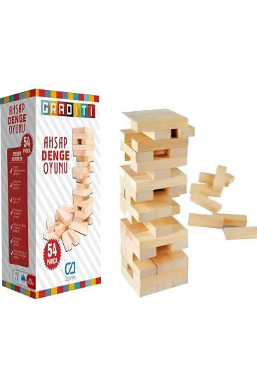 Ahşap Denge Oyunu Küçük Boy Ahşap Denge Oyunu Küçük Boy
