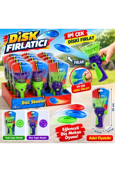 02135 Çek Fırlat Disk Shooter (adet fiyatıdır) 02135 Çek Fırlat Disk Shooter (adet fiyatıdır)