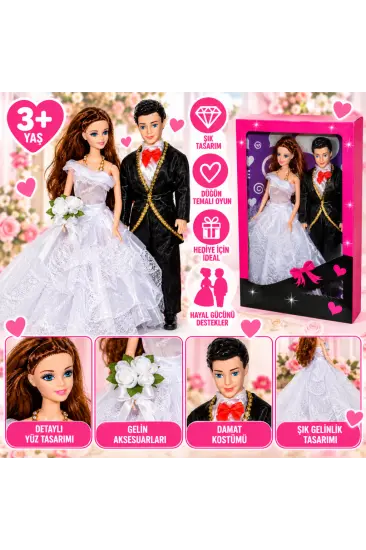 02264 Anlily Gelin ve Damat / +3 yaş 02264 Anlily Gelin ve Damat / +3 yaş