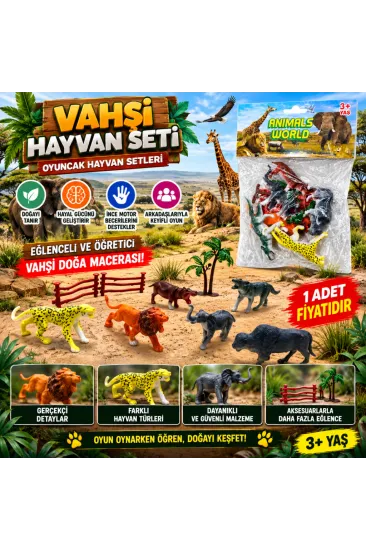 2039 HAYVAN SET OYUNCAK VAHŞİ HAYVAN SETLERİ (adet fiyatıdır) 2039 HAYVAN SET OYUNCAK VAHŞİ HAYVAN SETLERİ (adet fiyatıdır)