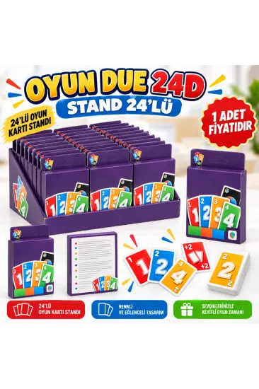 S01005311 OYUN 24D STAND 24 LÜ (1 ADET FİYATIDIR) S01005311 OYUN 24D STAND 24 LÜ (1 ADET FİYATIDIR)