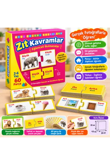 1390 EĞLENCELİ BUL ZIT KAVRAMLAR 1390 EĞLENCELİ BUL ZIT KAVRAMLAR