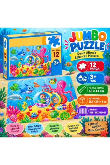 JP 31006 JUMBO PUZZLE 12 PARÇA