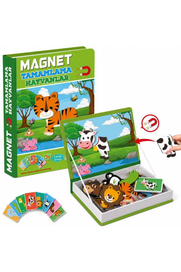 1512  Magnet Tamamlama - Hayvanlar/ +3 yaş