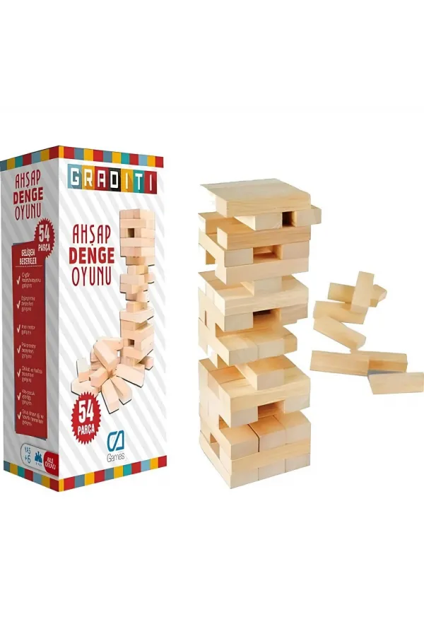 Ahşap Denge Oyunu Küçük Boy Ahşap Denge Oyunu Küçük Boy