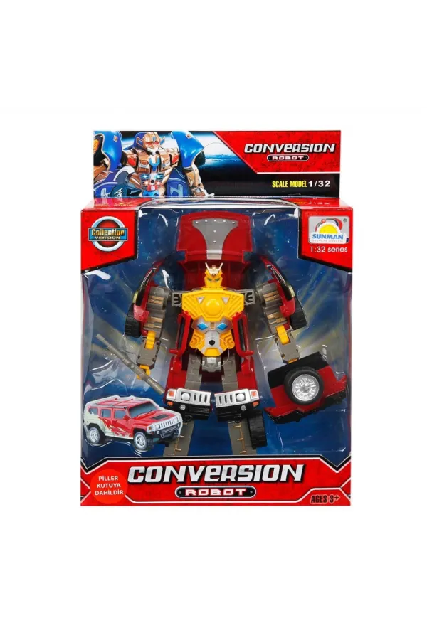 1:32 Sesli ve Işıklı Dönüşebilen Robot 1:32 Sesli ve Işıklı Dönüşebilen Robot