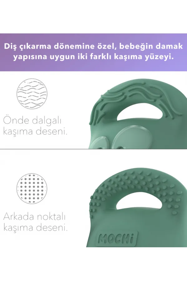 Mochi Diş Kaşıyıcı Yeşil Mochi Diş Kaşıyıcı Yeşil