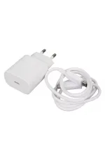 Weko Wk-27878 Note10 Beyaz 25 Watt Şarj Başlık Adaptörü + Type-c To Type-c Kablo Weko Wk-27878 Note10 Beyaz 25 Watt Şarj Başlık Adaptörü + Type-c To Type-c Kablo