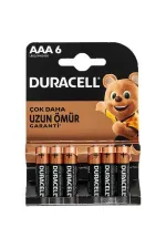 Duracell Basic İnce Aaa Kalem Pil 6'lı Duracell Basic İnce Aaa Kalem Pil 6'lı