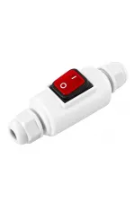 Powermaster Pm-26936 Su Geçirmez Beyaz Kablo Switch 4 Pin Powermaster Pm-26936 Su Geçirmez Beyaz Kablo Switch 4 Pin