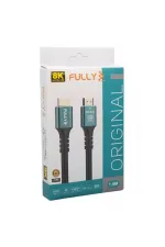 Fully G-506g 5 Metre 8k V2.1 Ultra Hd Hdmı Görüntü Kablosu Fully G-506g 5 Metre 8k V2.1 Ultra Hd Hdmı Görüntü Kablosu