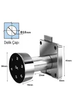 Powermaster Pm-26730 Çekmece Dolap Kilidi Dijital Numaralı Standart