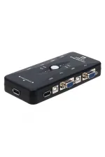 Powermaster Pm-15166 4 Kanal Vga Kvm Switch (4 Bilgisayarı Tek Elden Yönetin)