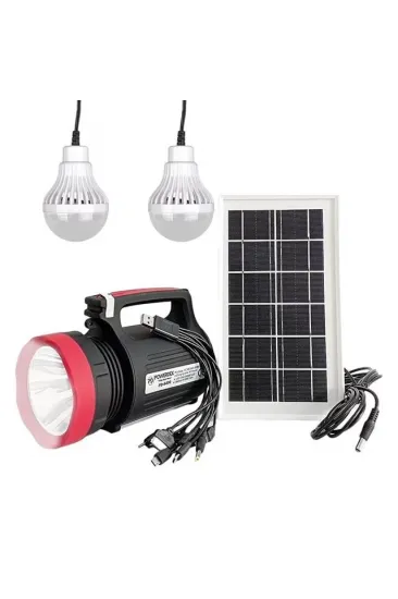 Powermaster 10 Watt 22 Smd Ledli Solar Panelli 3 Ampullü Usb-mp3-radyo Destekli Solar Fener Yj-1908tsyk