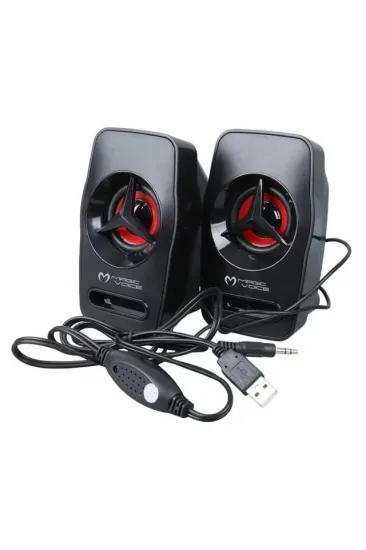 Magicvoice T-19 1+1 Usb Pc Mini Hoparlör - Speaker (2*3 Watt - 4 Ohm) Magicvoice T-19 1+1 Usb Pc Mini Hoparlör - Speaker (2*3 Watt - 4 Ohm)