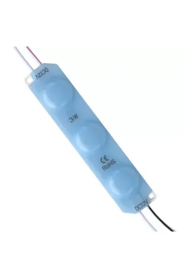 Powermaster 12 Volt 3 Watt Mavi 2835 Modül Led 70x15mm