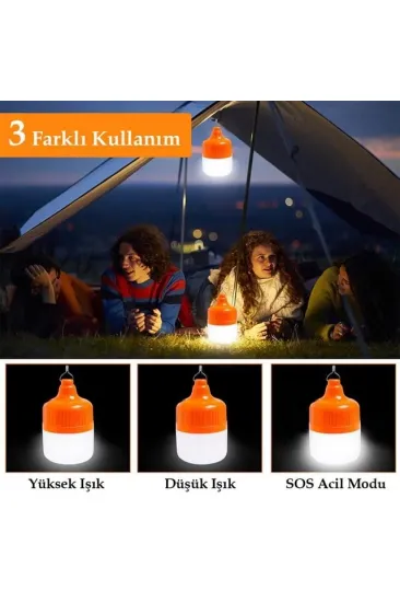 Ledx Ln-or50g 50 Watt Type-c Şarjlı Taşınabilir Asma Kancalı Kamp Çadır Lambası 6500k 1200mah 3 Modlu Abs Malzeme Ledx Ln-or50g 50 Watt Type-c Şarjlı Taşınabilir Asma Kancalı Kamp Çadır Lambası 6500k 1200mah 3 Modlu Abs Malzeme