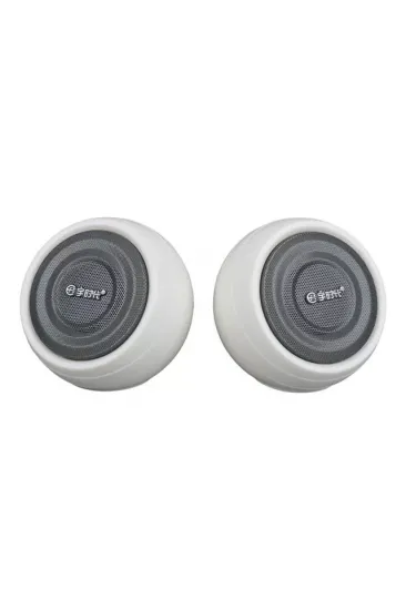 Magicvoice Mv-24845 1+1 Usb Aux Oval Multımedia Ses Sistemi Speaker - Hoparlör 2x3watt
