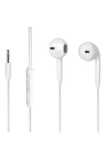 Lenovo Lecoo Eh104w 3.5 Mm Jacklı Kablolu Kulak İçi Mikrofonlu Kulaklık Beyaz Lenovo Lecoo Eh104w 3.5 Mm Jacklı Kablolu Kulak İçi Mikrofonlu Kulaklık Beyaz