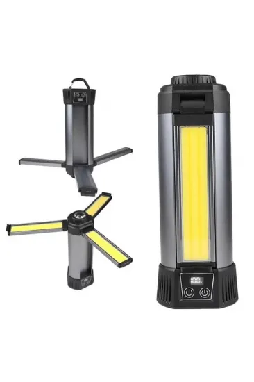 Powermaster Pm-24566 35 Watt Usb - Type-c Girişli P50 Ve Cob Ledli 3 Kanatlı Kollu Çalışma Lambası Powermaster Pm-24566 35 Watt Usb - Type-c Girişli P50 Ve Cob Ledli 3 Kanatlı Kollu Çalışma Lambası