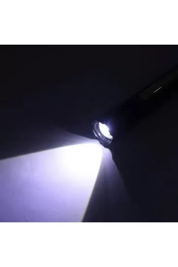 Powermaster Metal Flashlight Power Ledli Şarjlı El Feneri Pm-14621 Powermaster Metal Flashlight Power Ledli Şarjlı El Feneri Pm-14621