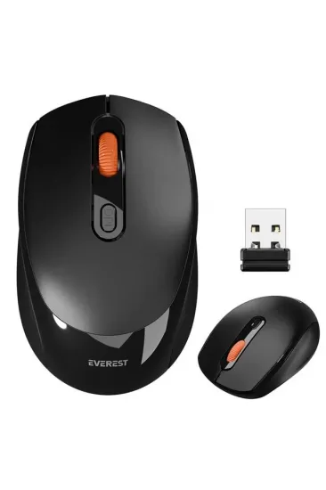 Everest Smw-87 Usb Siyah 2.4ghz 1600dpı Kablosuz Mouse