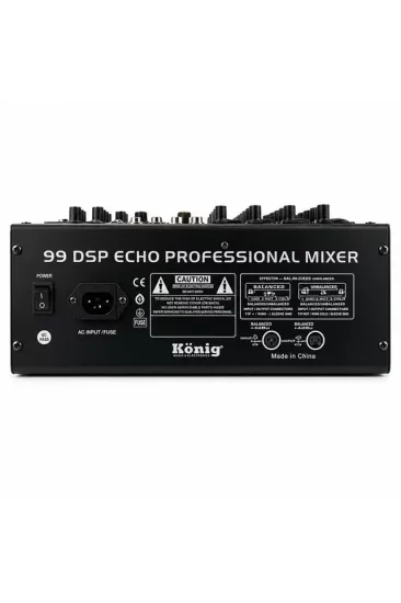 König Kx-4 4 Kanal 2 Aux Giriş Usb - Mp3 - Bt 99 Dsp 2x7 Band EQ Deck Mikser