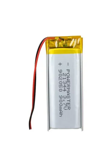 Powermaster 902050 3.7 Volt 900 Mah Lityum Polimer Pil Powermaster 902050 3.7 Volt 900 Mah Lityum Polimer Pil