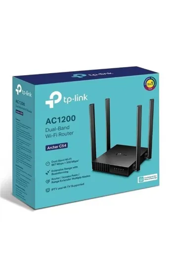 Tp-link Archer C54 Ac1200 Kablosuz Wifi 5 Dual Band Router Tp-link Archer C54 Ac1200 Kablosuz Wifi 5 Dual Band Router