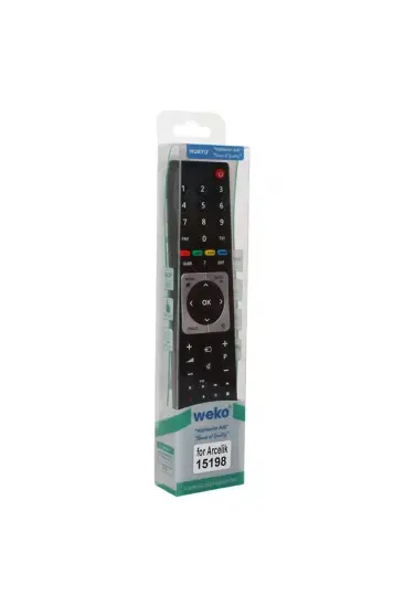 Arçelik  A48-lw-8467 - Rc 3304805/01b / Beko B43l 6652 5b - Rm-l271b Netflix-pıp Tuşlu Lcd Led Tv Kumandası