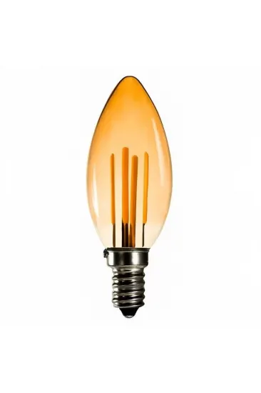 Ledx Br-al05 400 Lümen 5w Amber E14 Rustik Ampul Ledx Br-al05 400 Lümen 5w Amber E14 Rustik Ampul