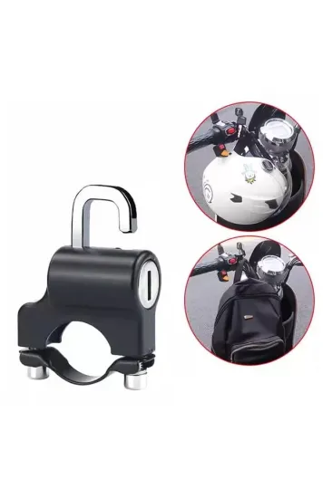 Sunup Sn-24295 22-26mm Universal Motosiklet Kask Kilidi Sunup Sn-24295 22-26mm Universal Motosiklet Kask Kilidi