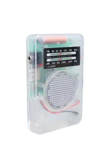 Starnic St-821 Am-fm Şeffaf Analog Hapishane Radyosu (88-108 Fm Frekans Aralığı)